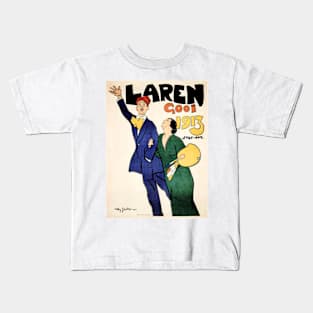 LAREN GOOI Netherlands 1913 Travel Advertisement by Willy Sluiter Vintage Art Kids T-Shirt